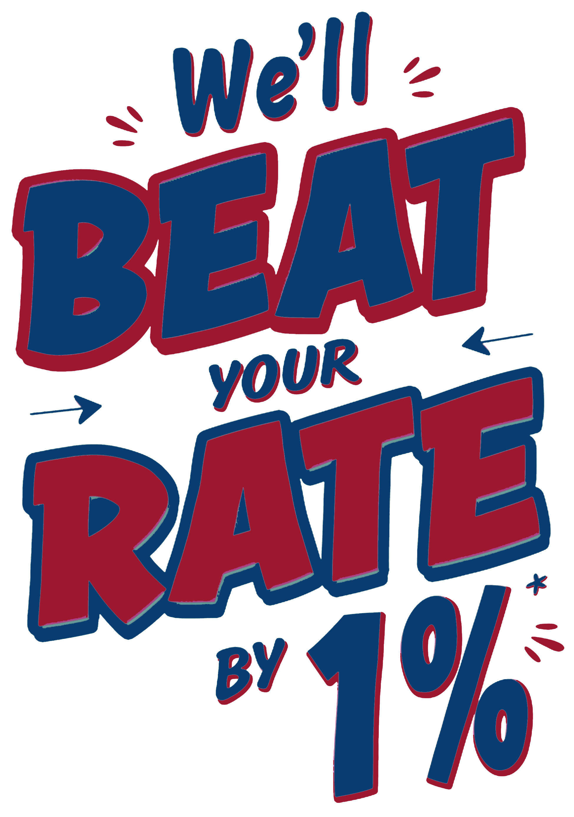 Auto Refi 1% We'll Beat Your Rate by 1%